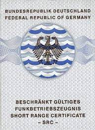 SRC Funkbetriebszeugnis See