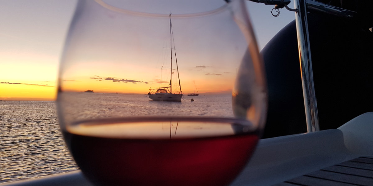 Yachtschule Meissen Segeltörn Mittelmeer Abendstimmung