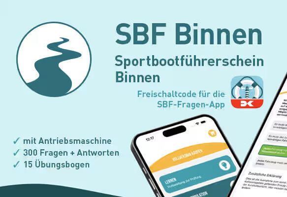 SBF-Binnen Lernapp Binnen-Fragen, Freischaltcode