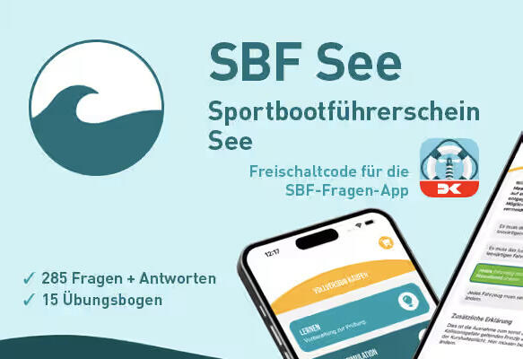 SBF-See Lernapp See-Fragen, Freischaltcode